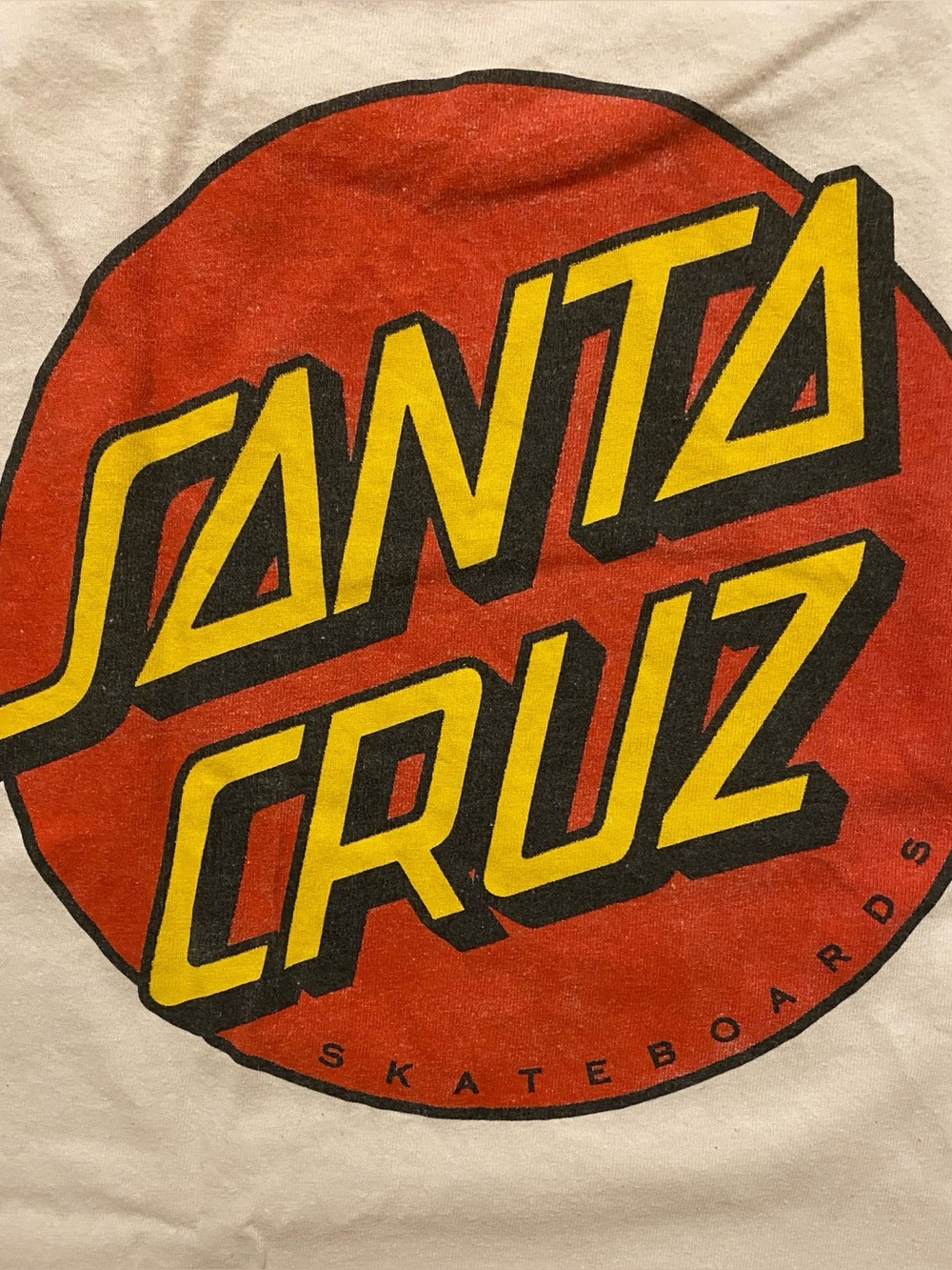 Santa Cruz Skateboards Iconic Logo Graphic T-Shirt EUC M